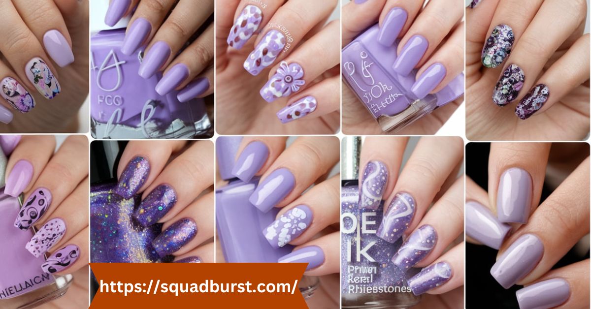 27+ Lavender Gel Nail Designs to Polish Your Unique Style