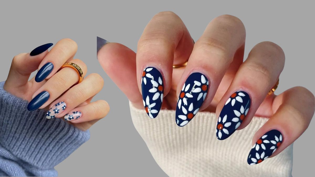 27 Navy Blue Fall Nail Designs (That You NEED To See Before The Season Ends)