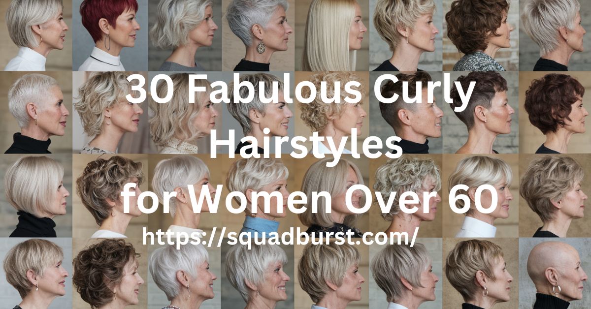 30 Fabulous Curly Hairstyles for Women Over 60.