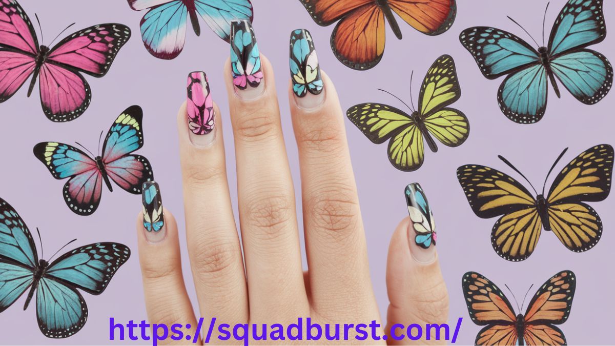 34+ Butterfly Nail Art Designs to Make Your Nails Fly