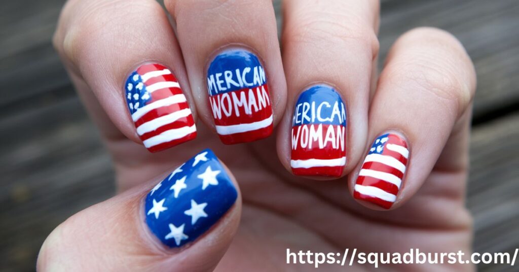 Classic and Patriotic Designs: fourth of july nail designs