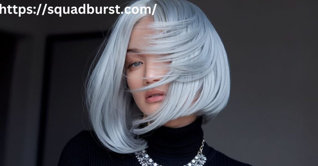 Jaw-Length Silver Stacked Bob