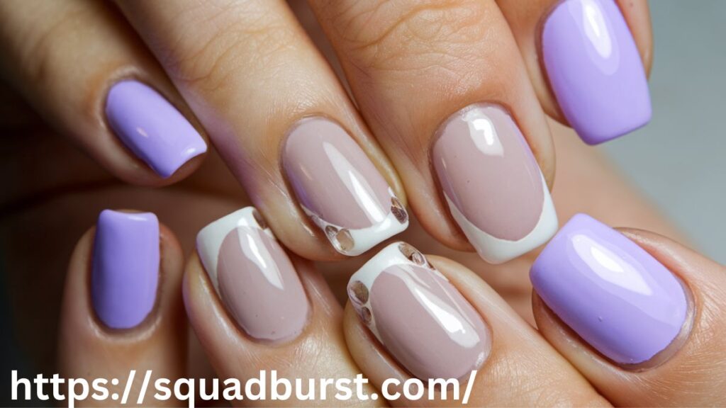 Builder Gel Lavender Manicure