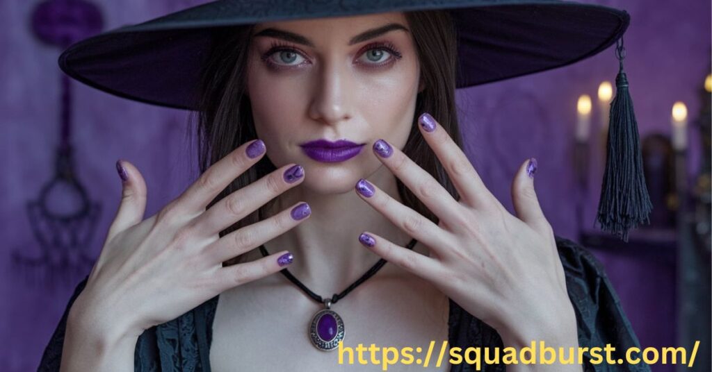 Purple Witchy Nail Designs: Magic and Mystery