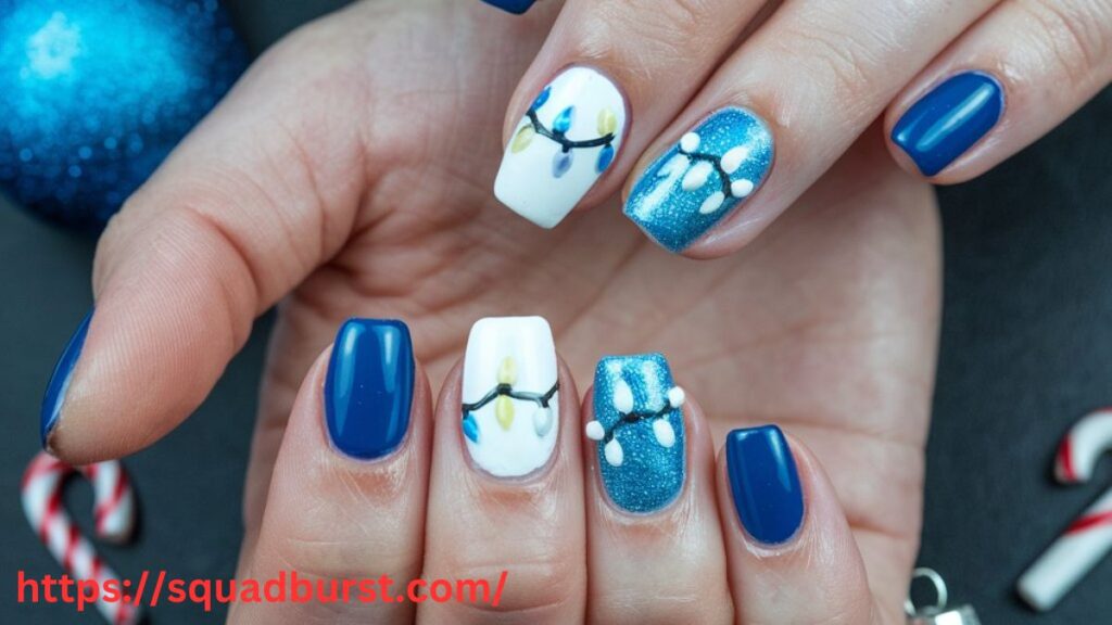 35 Beautiful-in-Blue Christmas Nail Ideas for the Frosty Vibes!