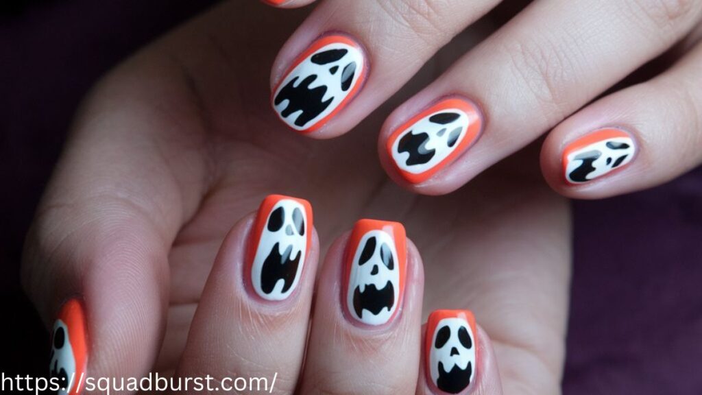 24 Halloween Nail Designs with Scary Ghosts You’ll Love!