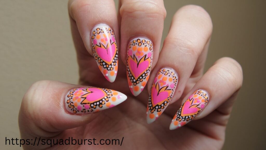 35 Vibrant Orange and Pink Nail Designs for Dazzling Fingers