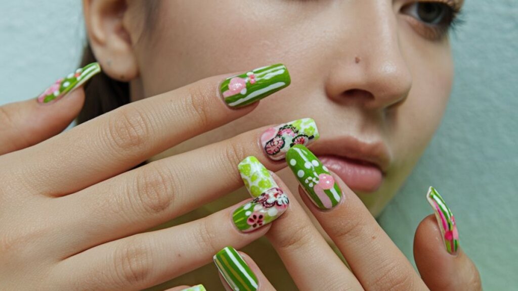 Lime Green and Pink Nail Designs to Try Now!