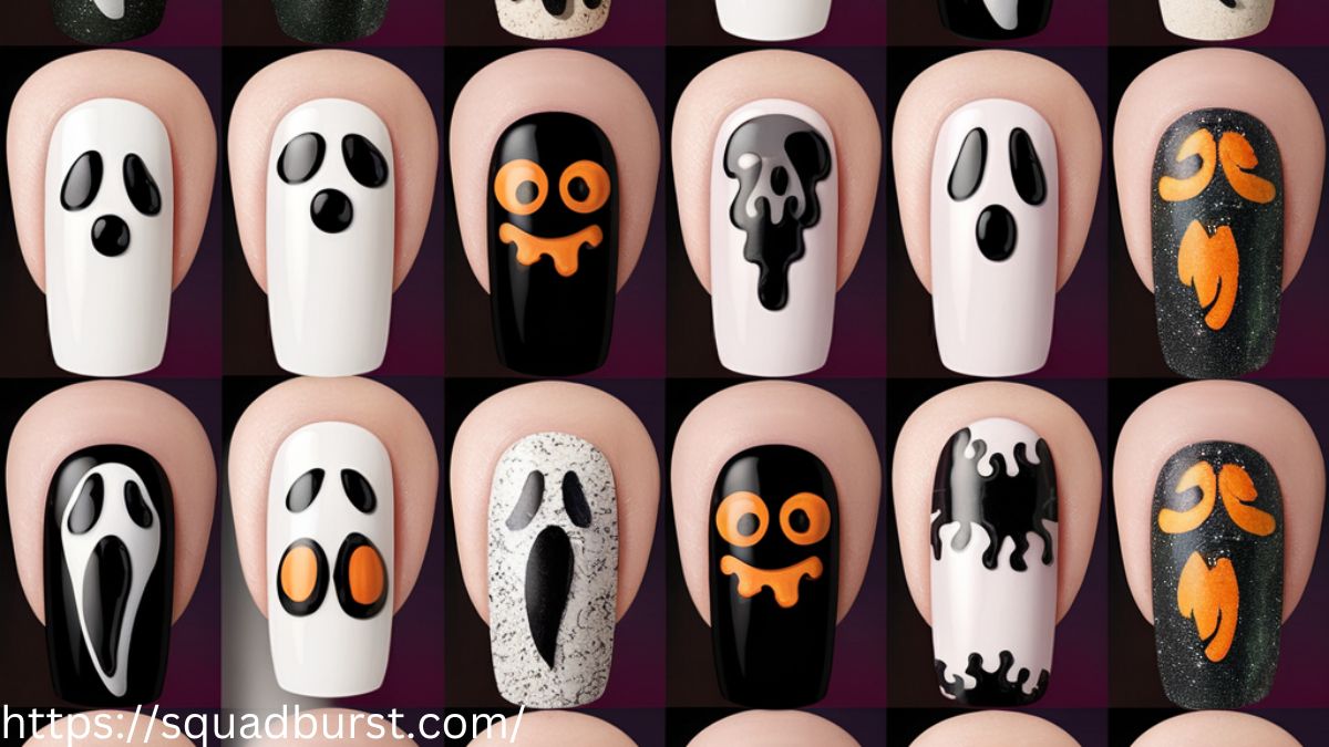 24 Halloween Nail Designs with Scary Ghosts You’ll Love!