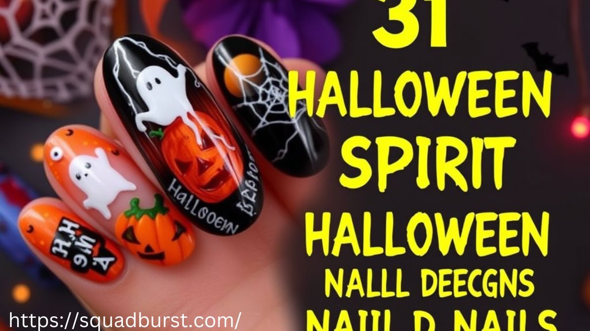 31 Spooky Spirit Halloween Nail Designs for Almond Nails