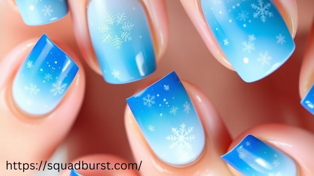 35 Beautiful-in-Blue Christmas Nail Ideas for the Frosty Vibes!