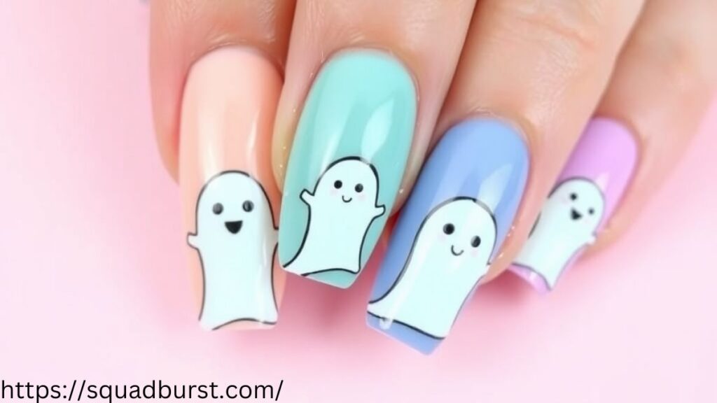 24 Halloween Nail Designs with Scary Ghosts You’ll Love!