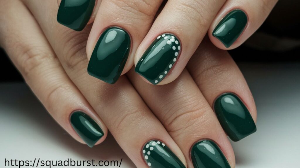 24 Stunning Forest Green Nail Designs for a Fall Makeover