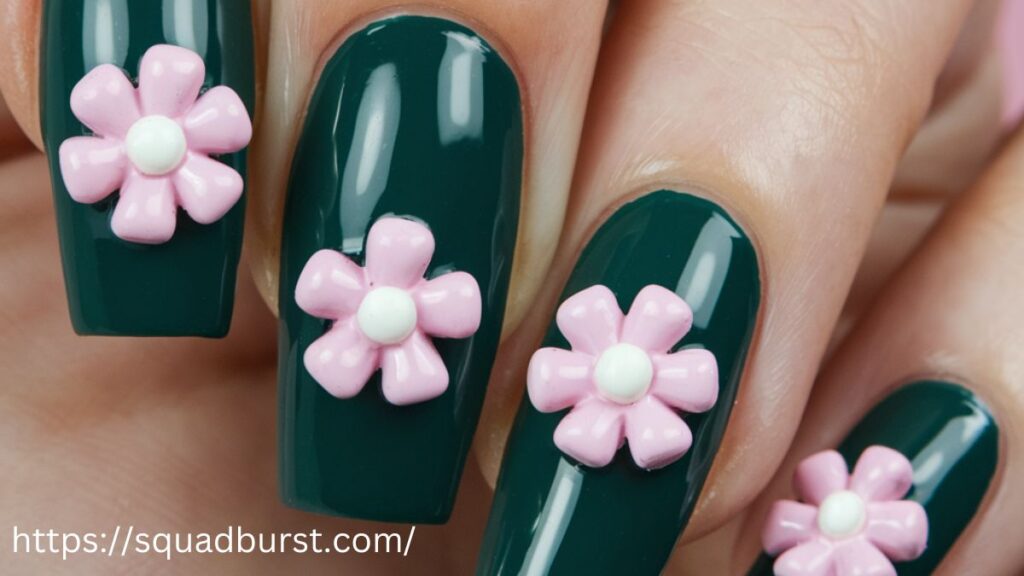 24 Stunning Forest Green Nail Designs for a Fall Makeover