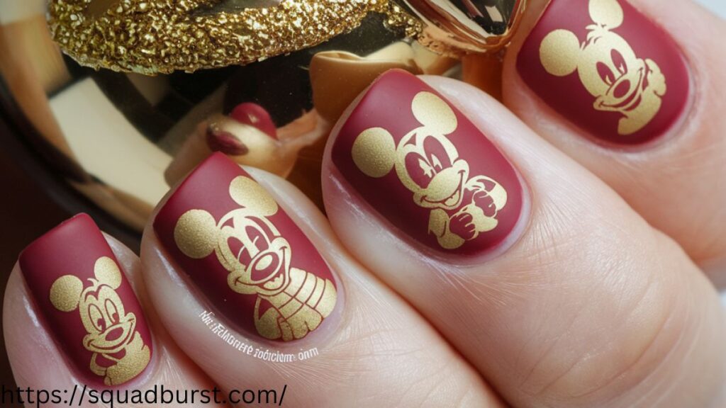 23 Disney Christmas Nail Designs If You Love to Be Dreamy!