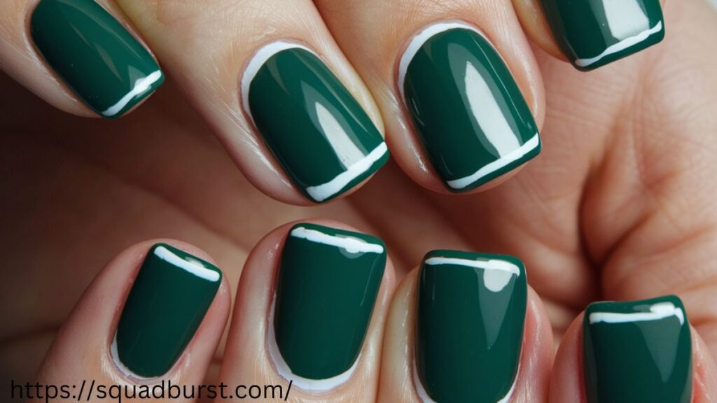 24 Stunning Forest Green Nail Designs for a Fall Makeover