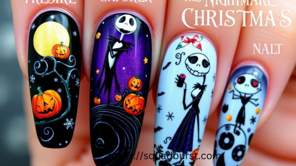 23 Disney Christmas Nail Designs If You Love to Be Dreamy!