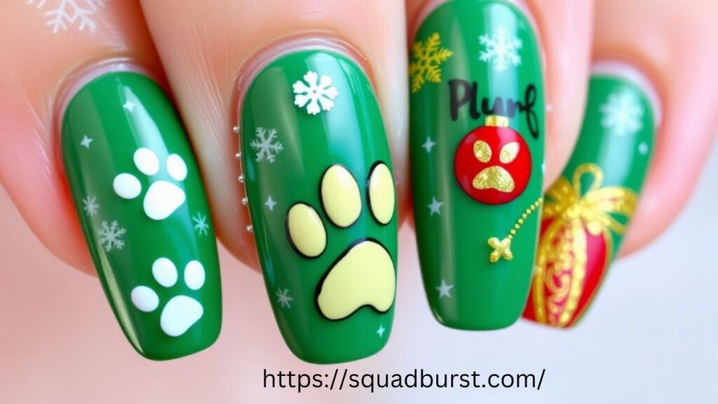 23 Disney Christmas Nail Designs If You Love to Be Dreamy!