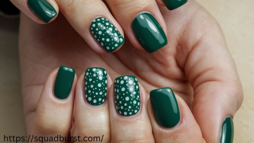 24 Stunning Forest Green Nail Designs for a Fall Makeover