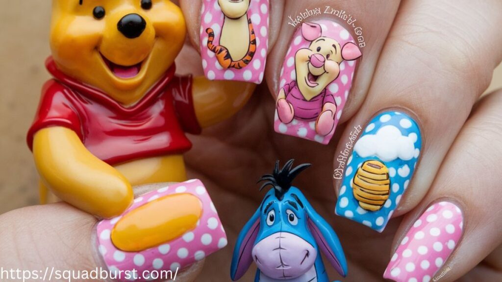 37 Winnie The Pooh Nail Ideas for the Ultimate Disney Fan