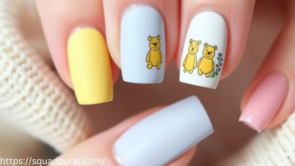 37 Winnie The Pooh Nail Ideas for the Ultimate Disney Fan