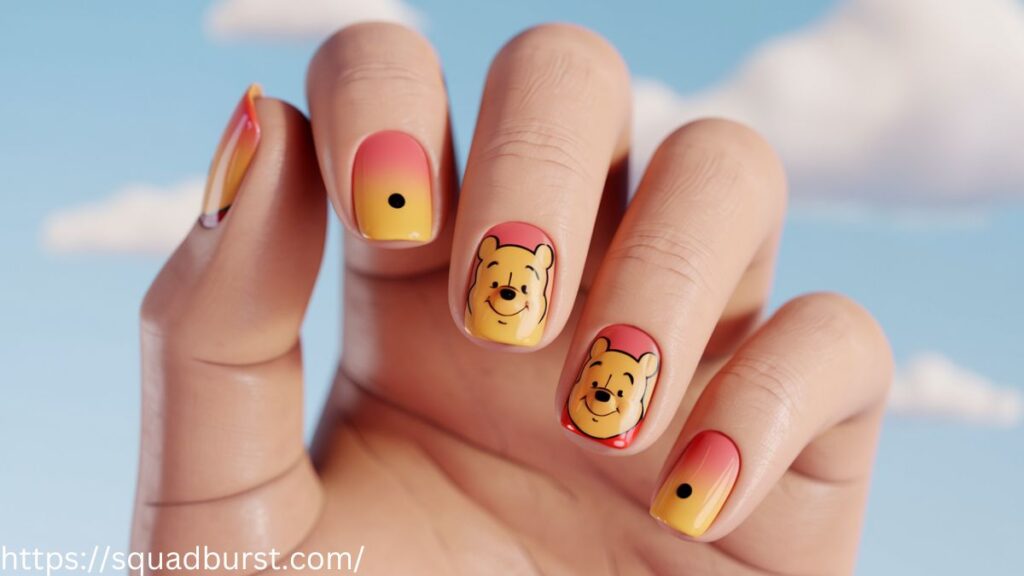 37 Winnie The Pooh Nail Ideas for the Ultimate Disney Fan