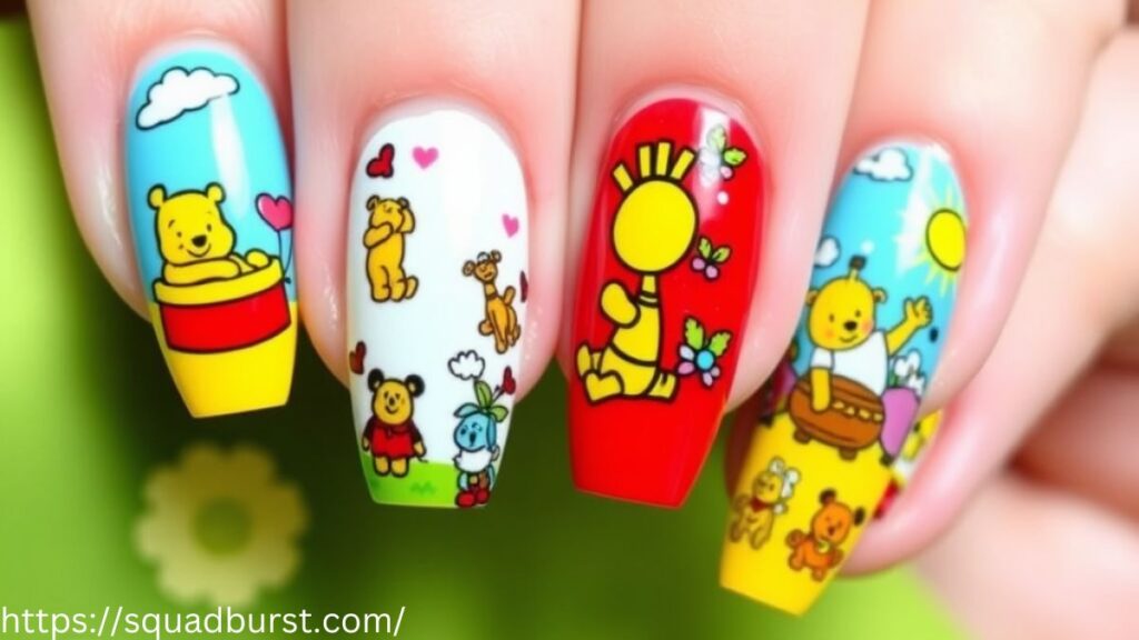 37 Winnie The Pooh Nail Ideas for the Ultimate Disney Fan