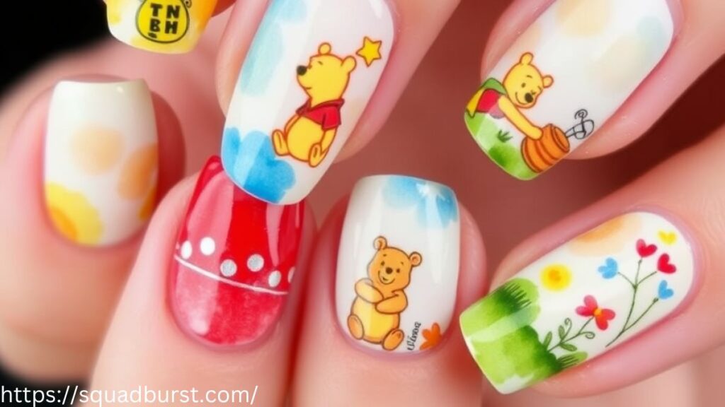 37 Winnie The Pooh Nail Ideas for the Ultimate Disney Fan