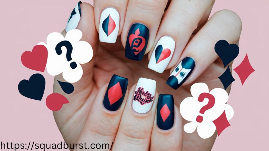 23 Harley Quinn Themed Nails to Steal the Spotlight