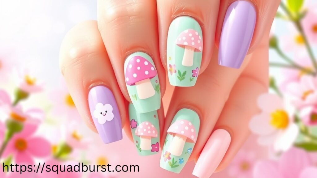 34 Whimsical Mushroom Nail Designs You Need to Try