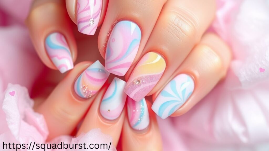 24Cotton Candy Nail Designs That Are So Dreamy