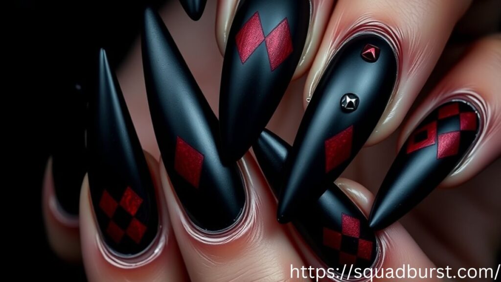 23 Harley Quinn Themed Nails to Steal the Spotlight