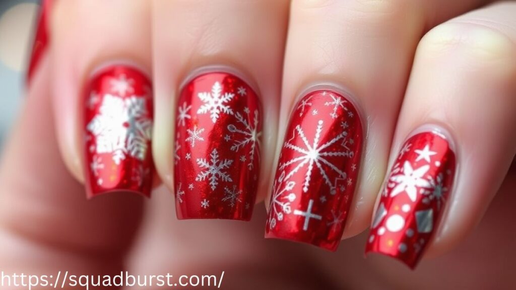 26 Christmas Lights Nail Designs You Can't Miss This Holiday Season