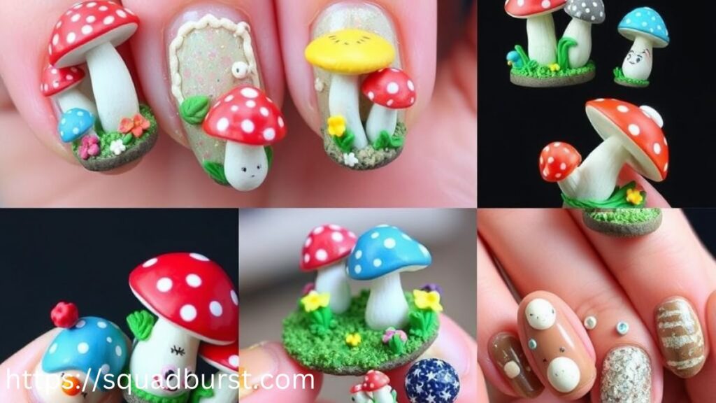 34 Whimsical Mushroom Nail Designs You Need to Try