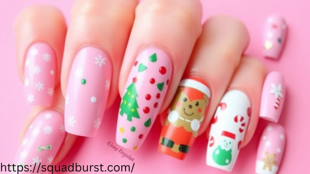 26 Christmas Lights Nail Designs You Can't Miss This Holiday Season