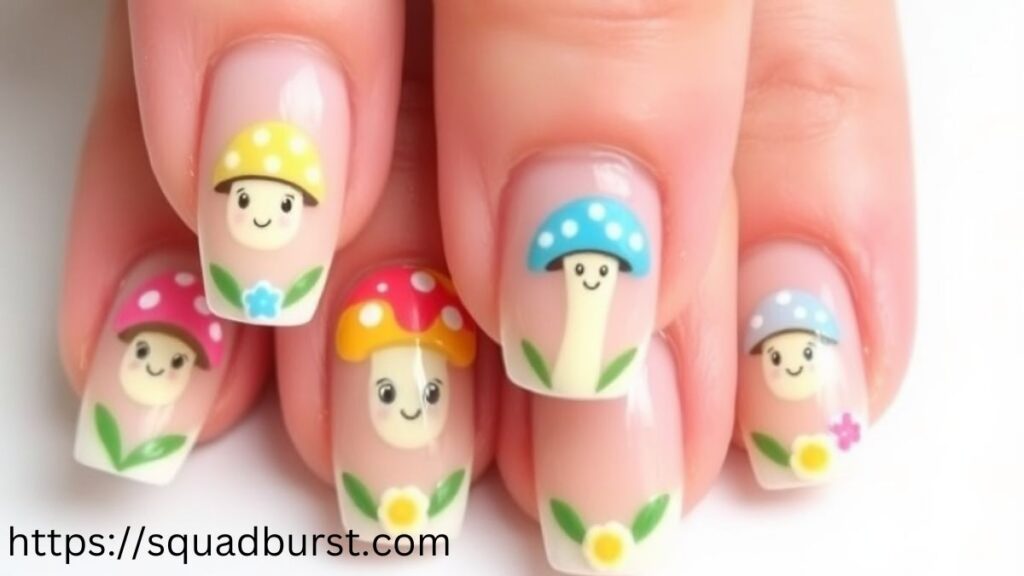 34 Whimsical Mushroom Nail Designs You Need to Try