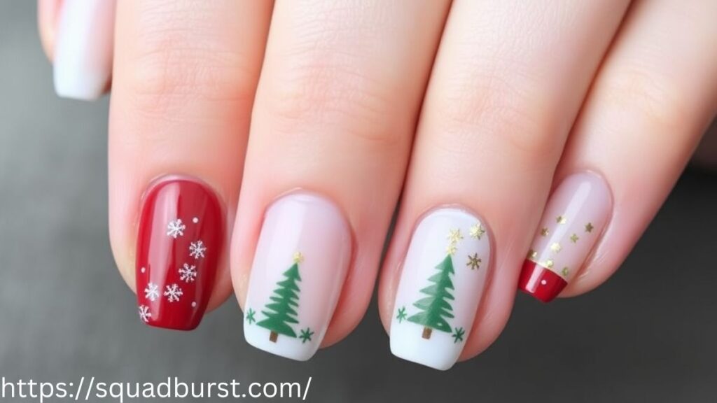 26 Christmas Lights Nail Designs You Can't Miss This Holiday Season