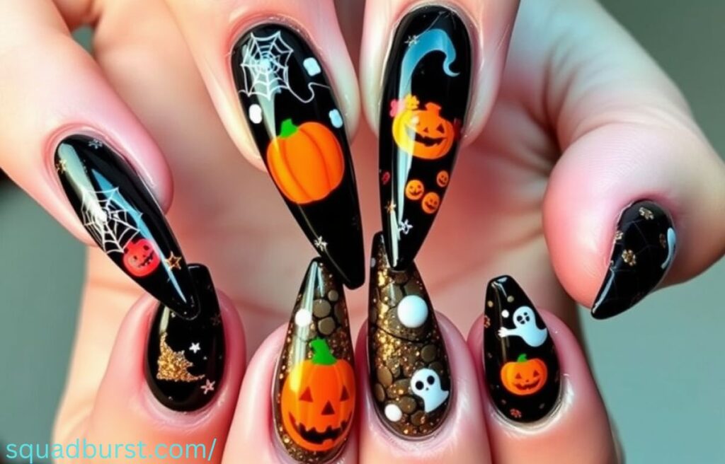 Hauntingly Stunning: 30 “The Nightmare Before Christmas” Nail Designs to Spook and Slay!