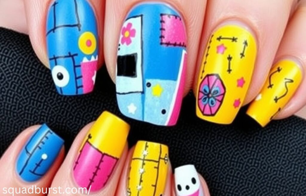 Hauntingly Stunning: 30 “The Nightmare Before Christmas” Nail Designs to Spook and Slay!