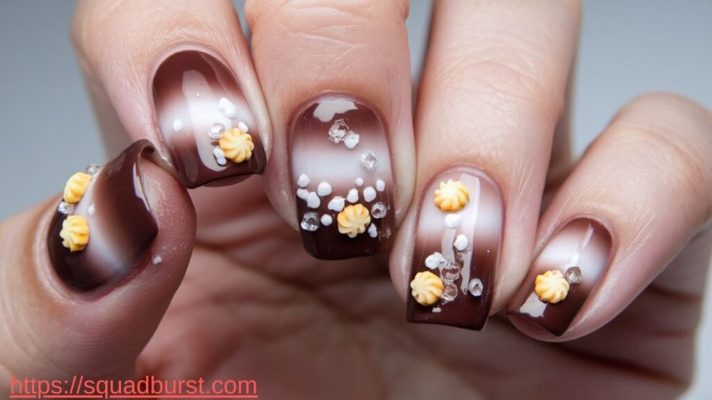 25 Captivating Brown Ombre Nail Designs for a Sugar-Sweet Look