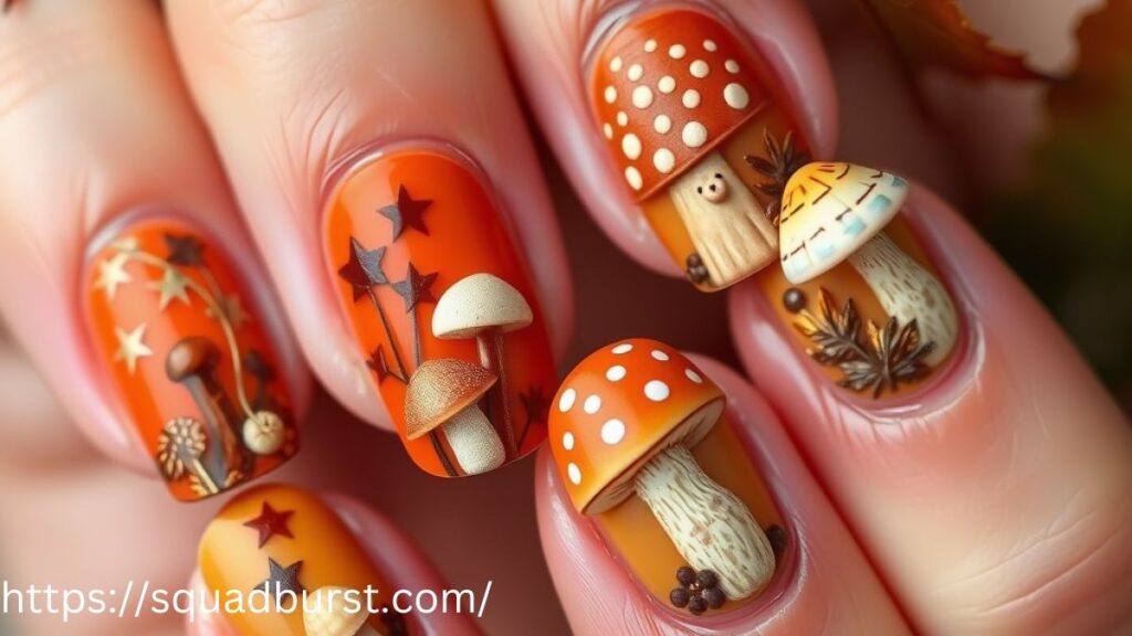 34 Whimsical Mushroom Nail Designs You Need to Try