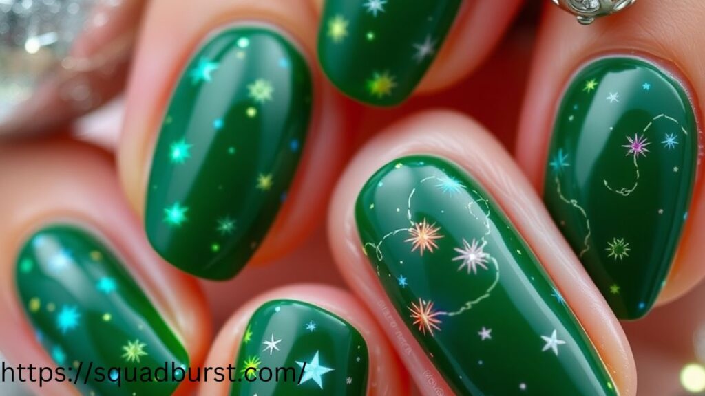 26 Christmas Lights Nail Designs You Can't Miss This Holiday Season