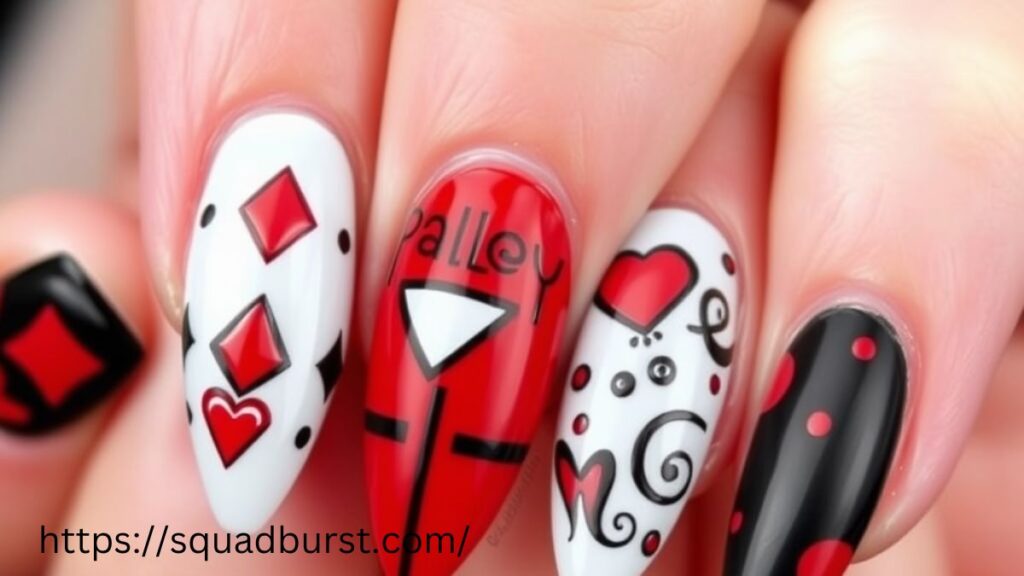 23 Harley Quinn Themed Nails to Steal the Spotlight