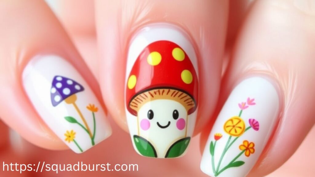 34 Whimsical Mushroom Nail Designs You Need to Try