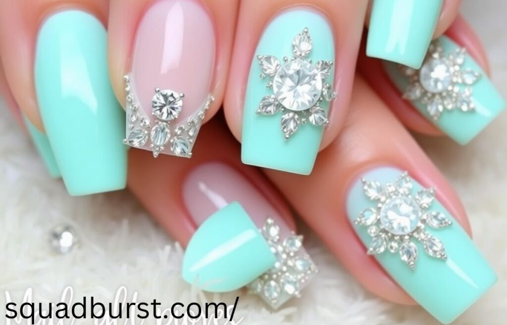 30 Stunning Mint Blue Nail Designs That’ll Make Heads Turn!