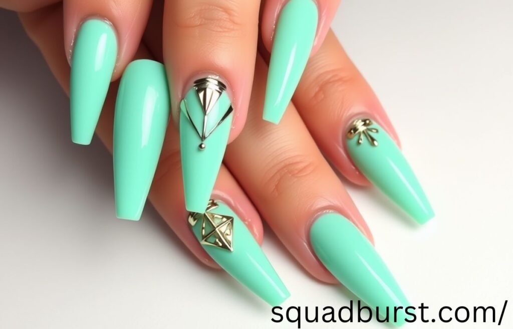 30 Stunning Mint Blue Nail Designs That’ll Make Heads Turn!