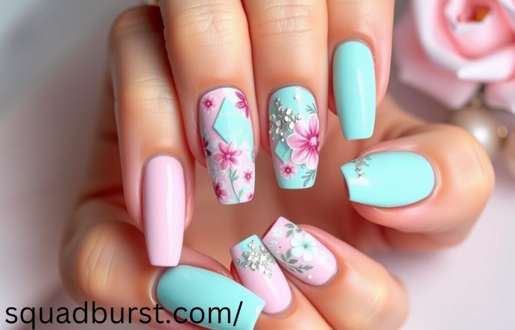 30 Stunning Mint Blue Nail Designs That’ll Make Heads Turn!