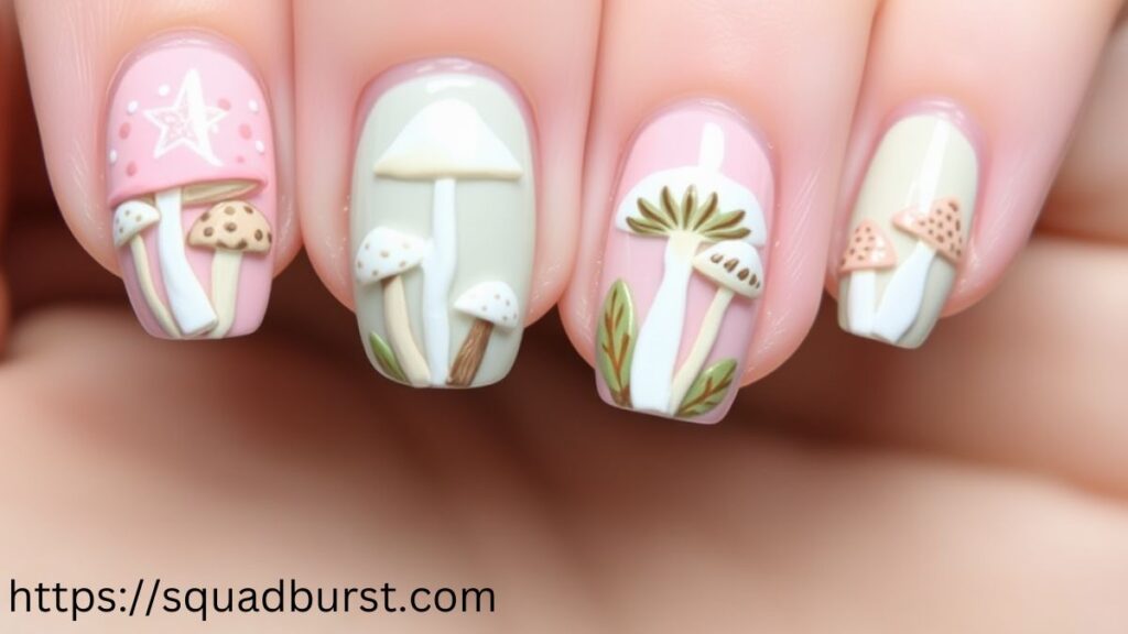 34 Whimsical Mushroom Nail Designs You Need to Try