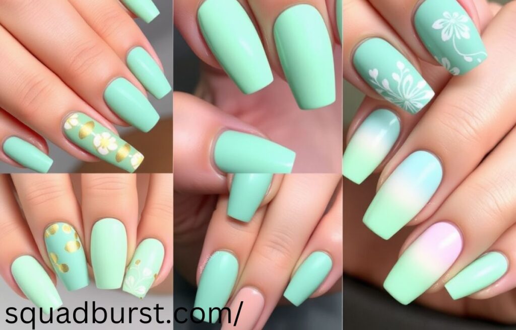 30 Stunning Mint Blue Nail Designs That’ll Make Heads Turn!
