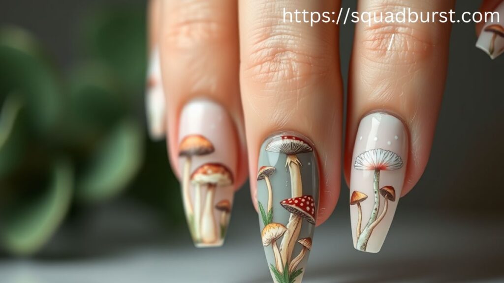 34 Whimsical Mushroom Nail Designs You Need to Try